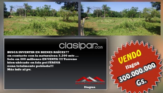 VENDO! en Isla poi ITAGUÀ propiedad rural! COD: CL 889 — foto 1