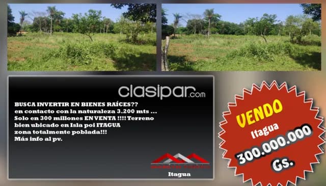 VENDO! en Isla poi ITAGUÀ propiedad rural! COD: CL 889 — foto 2