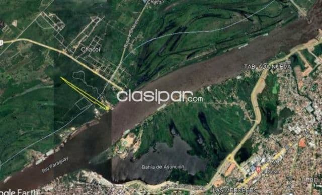 En venta 7.5 has en chacoi con salida al río (nueva Asunción), foto 1