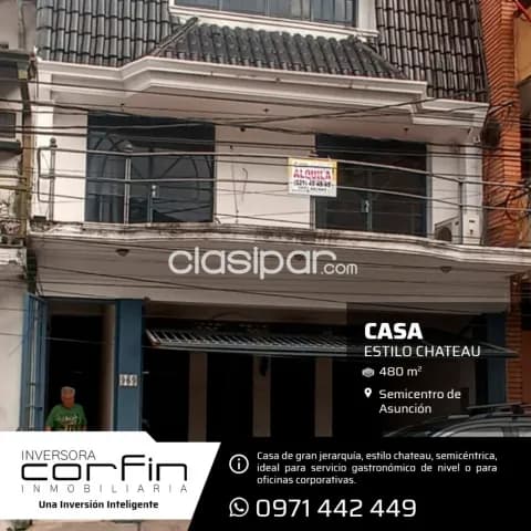 Casa de gran jerarquía estilo Chateau semicéntrico ideal p servicio gastronómico u oficina, foto 2
