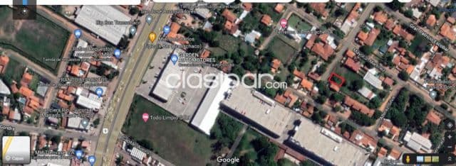 Usd. 43.000.- Terreno de 492 m2 en el Barrio La Concordia de Mariano Roque Alonso Medidas