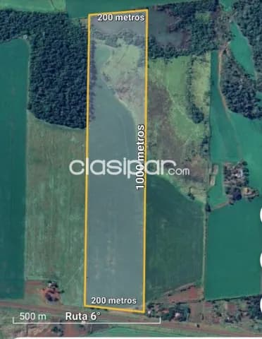 Alto parana km 30: 20 has, multiuso s/ ruta 6 – 30.000 usd/ ha — foto 2