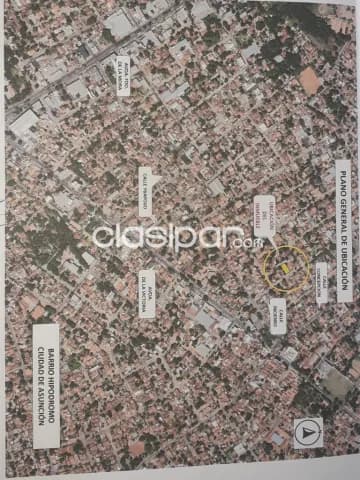 Terreno de 461m² con casa zona Barrio Hipodromo Asuncion!! — foto 2