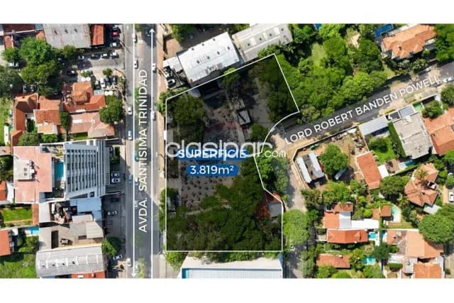 Terreno 3.819 m2 sobre avda. Stma Trinidad casi julio correa ideal para desarrol, foto 3