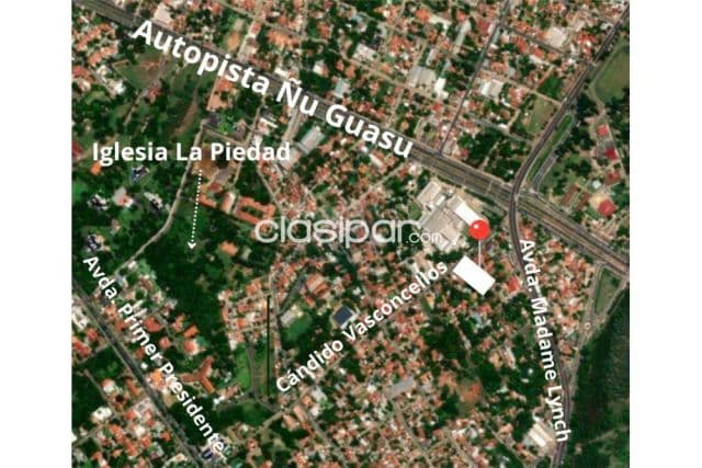 Terreno bo. Mbocayaty zona colegio santa ana e iglesia la piedad