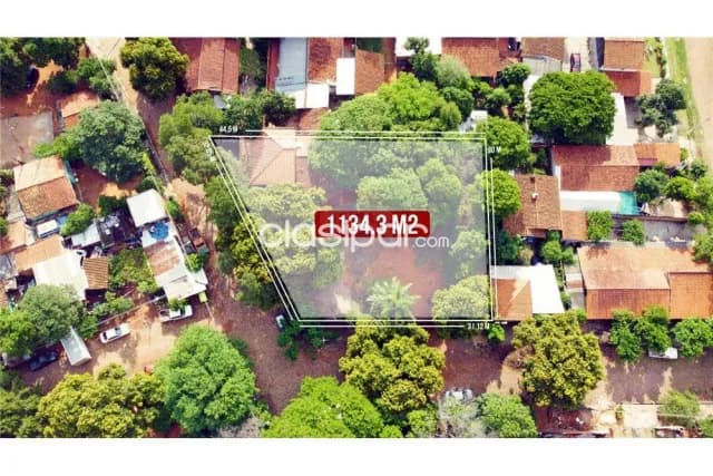 Terreno en esquina de 1.134m2 Lambaré totalmente amurallado c/ 3 entradas, foto 2