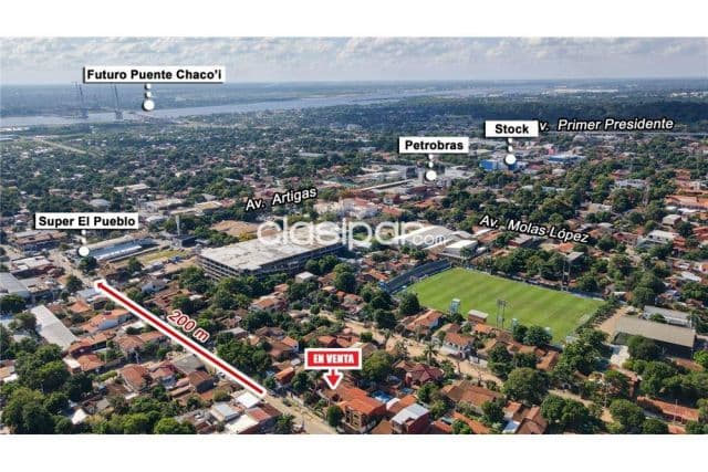 Terreno 378 m2 c/casa a demoler bo.virgen de la asuncion a 200 mtrs avda.artigas
