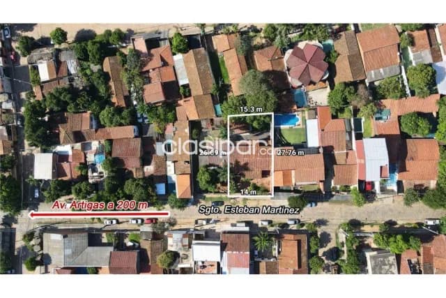 Terreno 378 m2 c/casa a demoler bo.virgen de la asuncion a 200 mtrs avda.artigas — foto 3