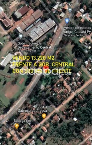 13.220 m2 frente a gobernacion de central,con 300 ms s/ ruta, foto 3