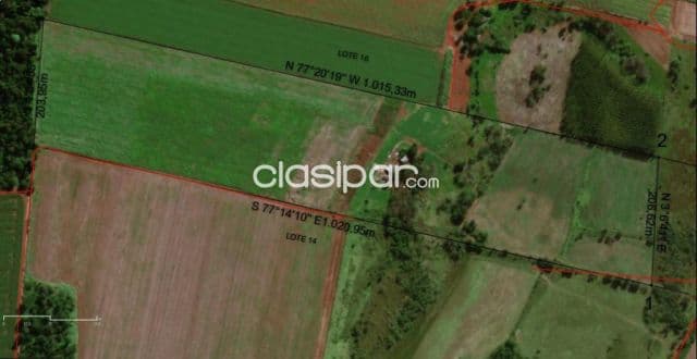 Campo en venta en Minga Guazu Km30