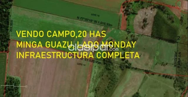 20 has , Minga Guasú, lado Monday, iNFRAESTRUCTURA COMPLETA, foto 2