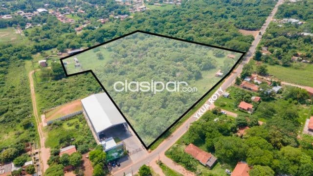 En venta terreno de 25.258 m2. (2,5 has). Ubicado detras de rakiura, Luque!!!