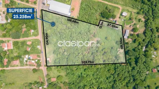 En venta terreno de 25.258 m2. (2,5 has). Ubicado detras de rakiura, Luque!!!, foto 5