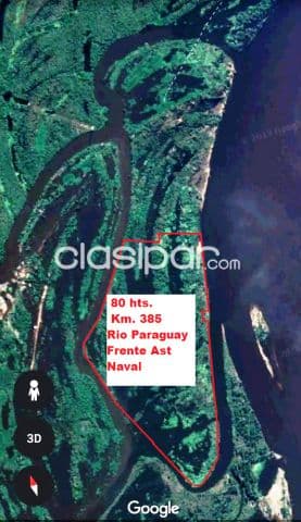 Frente bahía asuncion ita pyta punta: 73 has s/ rio p/ multiples emprendimientos