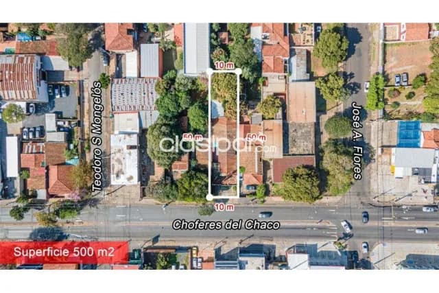 Terreno 500 ms s/avda.choferes del chaco a 200 mtrs de eusebio ayala-Recoleta, foto 2