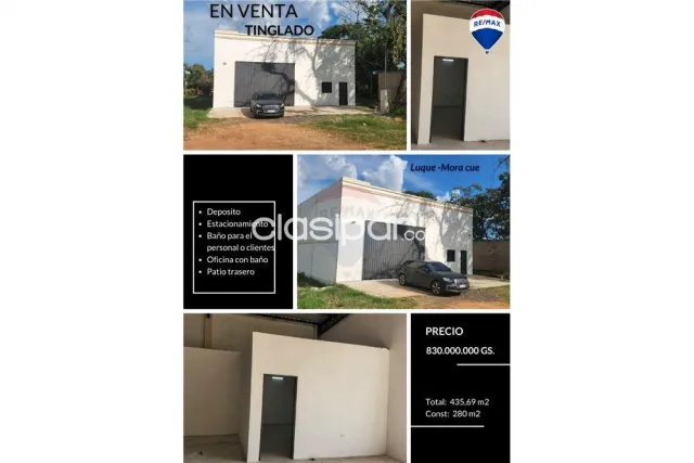 Deposito c/oficinas en Luque moras cue -terreno 435 m2 construccion 280m2 — foto 2