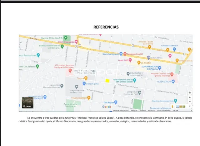 Terreno de 1717 m2 - centro san ignacio mnes, foto 3
