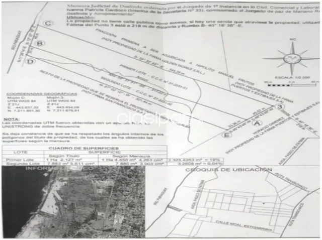 Mr alonso prox. Pto fénix: 24.500 m2 s/ rio paraguay, 650.000 usd, foto 5