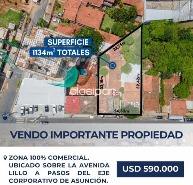En venta espectacular terreno de 1.134 m2. Sobre eusebio lillo, en el eje corporativo!!, foto 2