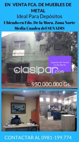 En venta fca. De muebles de metal (ideal para depositos), en fdo. De la mora, zona norte!! — foto 2