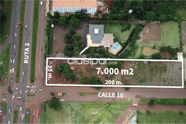 Terreno en esquina 7000 m2 km 10 monday en cde — foto 3
