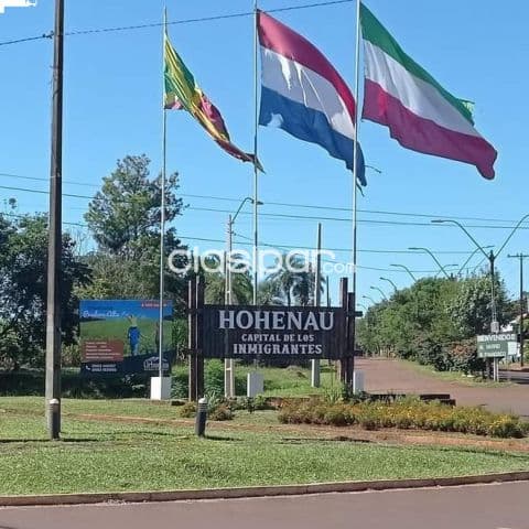 Retasado!!!!, venta de terreno en hohenau centro de 16x53, foto 1