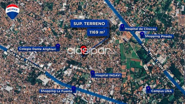 Espectacular y amplio terreno de 1169 m2 en Fernando de la Mora zona norte‼️ — foto 3