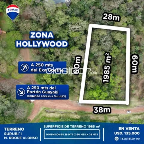 ATENCIÓN!!! SÚPER OFERTA!!! Terreno de 1.985m2 en Surubi’i a tan solo 50usd. El m2..!!, foto 4