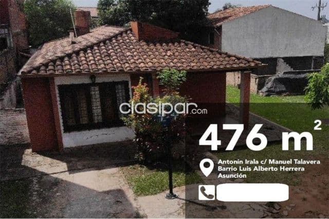 Terreno de 476 m2 a 3 cuadras de avda. Mme. Lynch