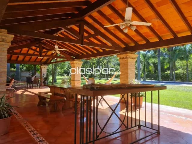 Villa florida – tebicuary: Elegante residencia fin de semana, 500 m2, 6 suites, jardín, foto 3