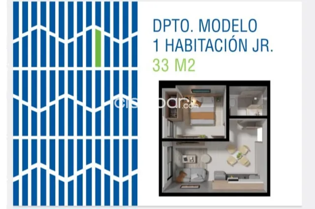 Depto de un dormitorio zuba 9 Encarnación — foto 2