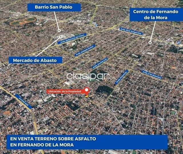 Amplio terreno en fdo de la mora sur - sobre calle nueva Asunción — foto 4