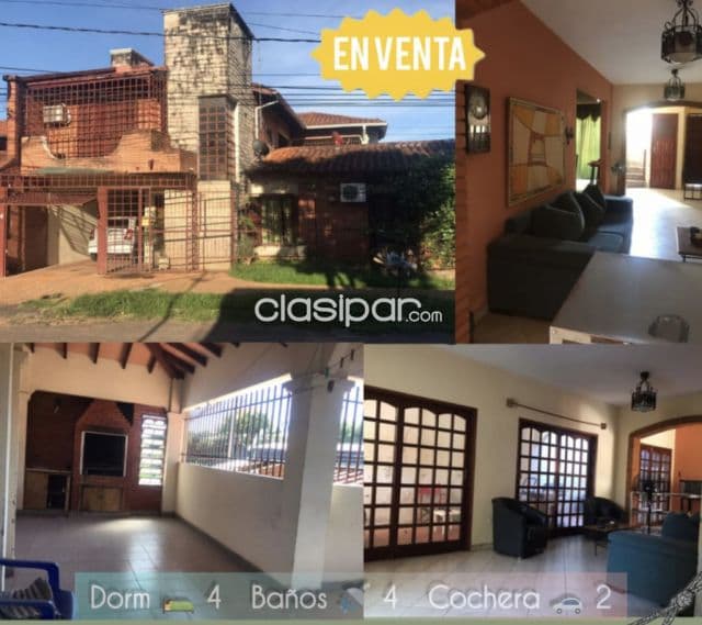 amplia casa en Lambaré