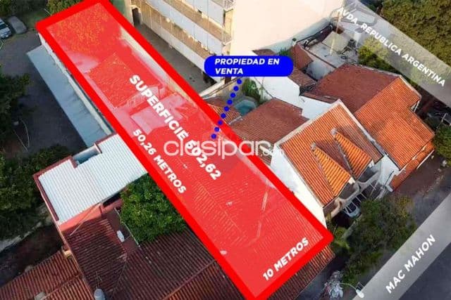 Terreno 502 m2 c/casa ideal p/oficina,coop-,restaurant-Villa Morra z.cruz defensor