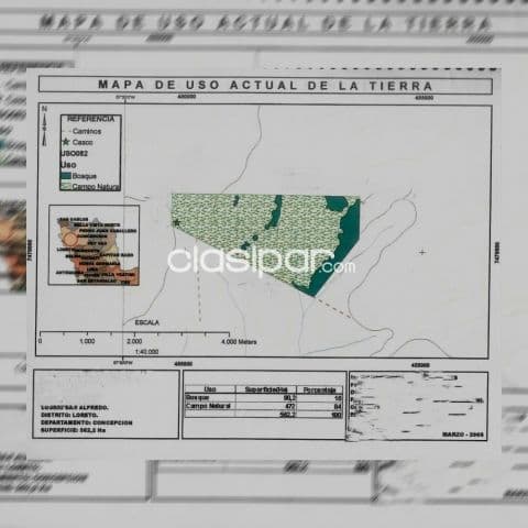 562,2 hectáreas. Concepción. San Alfredo. Plan de uso al día. Docus., al día. Vendo/Oferta — foto principal