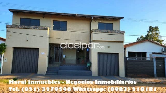 Exclusiva casa residencial en venta en lambare zona century plaza