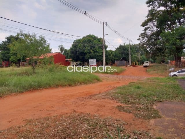 Terreno en esquina en la cia. Mora cue cue, a pasos de la ruta, Luque