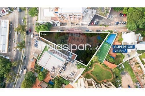 Terreno - Venta - Paraguay Asunción San Jorge Propiedad en esquina sobre Av. Aviadores del