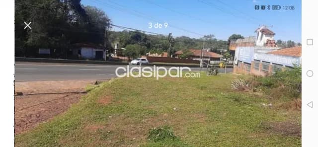Itaugua km 35, sobre ruta, terreno virgen,,,,1047 m2, esquinado, 20 mts frente s/ ruta 2, foto 3