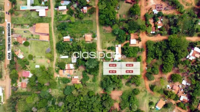 Luque ofertazo!! 4 terrenos juntos, 1.440m2, salida 2 calles, p/ importantes construccione — foto 3
