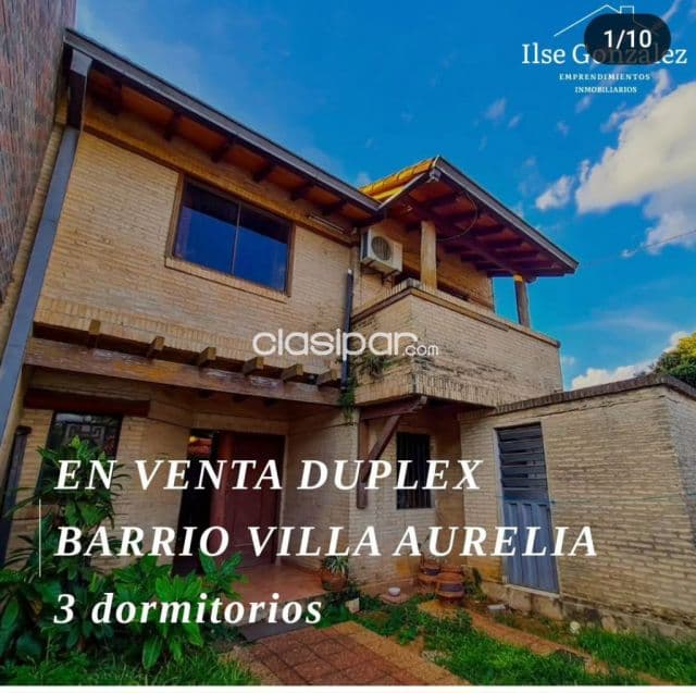 Bo villa aurelia, excelente ubic: Amplio duplex, 3 dormit, 182m2, jardín, garaje