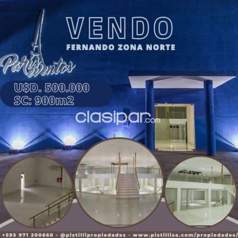 Salón cerrado sobre ingavi Fernando de la Mora zona norte