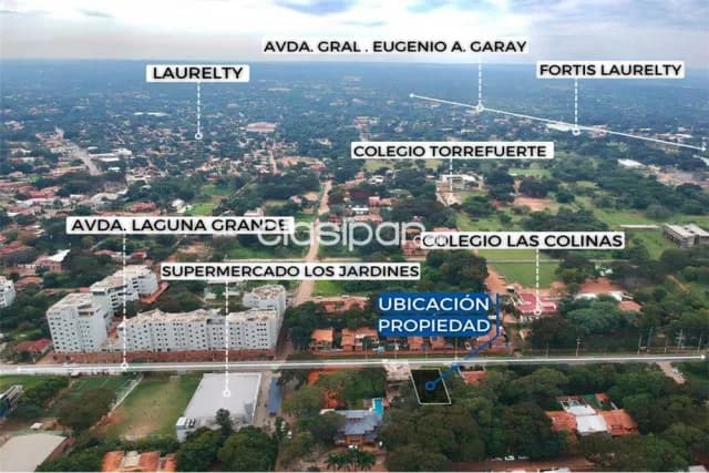 En venta terreno de 439m2 sobre laguna grande Precio Fijado 530,000,000 ₲ Paraguay Ce — foto 2