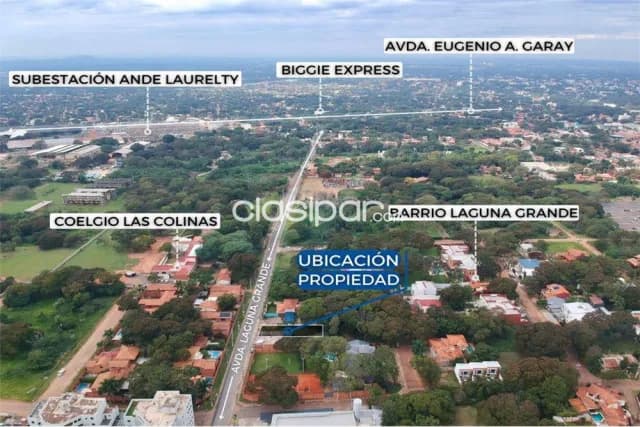 En venta terreno de 439m2 sobre laguna grande Precio Fijado 530,000,000 ₲ Paraguay Ce — foto 4