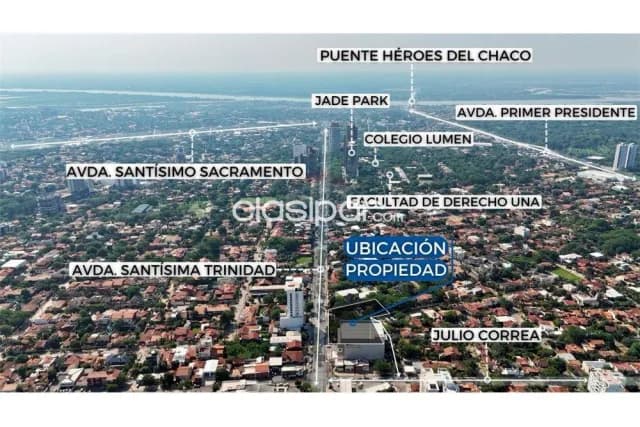 Terreno - Venta - Paraguay Asunción Mburucuyá VENDO IMPORTANTE TERRENO SOBRE SANTISIMA TRI, foto 3