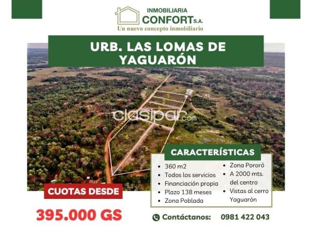 Lotes en yaguarón