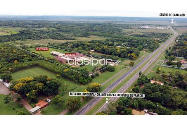 Nuevo precio!!campo de 10 ha sobre ruta 02 con depósitos en cnel oviedo