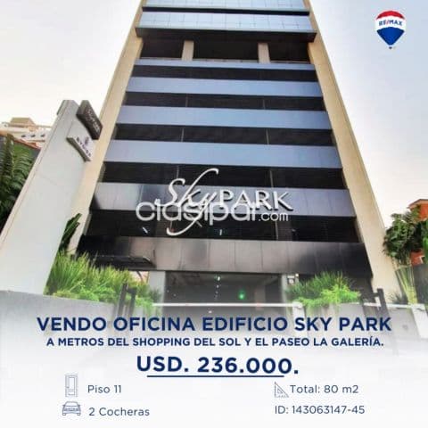 OFICINA Edificio Sky Park Piso 11 80m2 — foto principal
