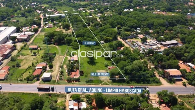 ⚠️ vendo importante terreno sobre ruta III, limpio - frente a la nueva fce una — foto 3
