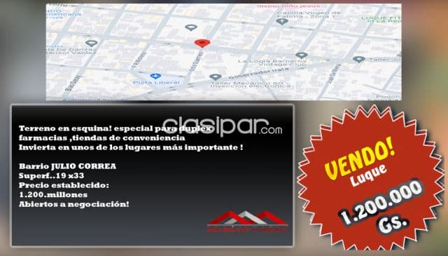 ATENCIÓN!! Estrategica ubicación en Luque COD: CL 893 — foto 1